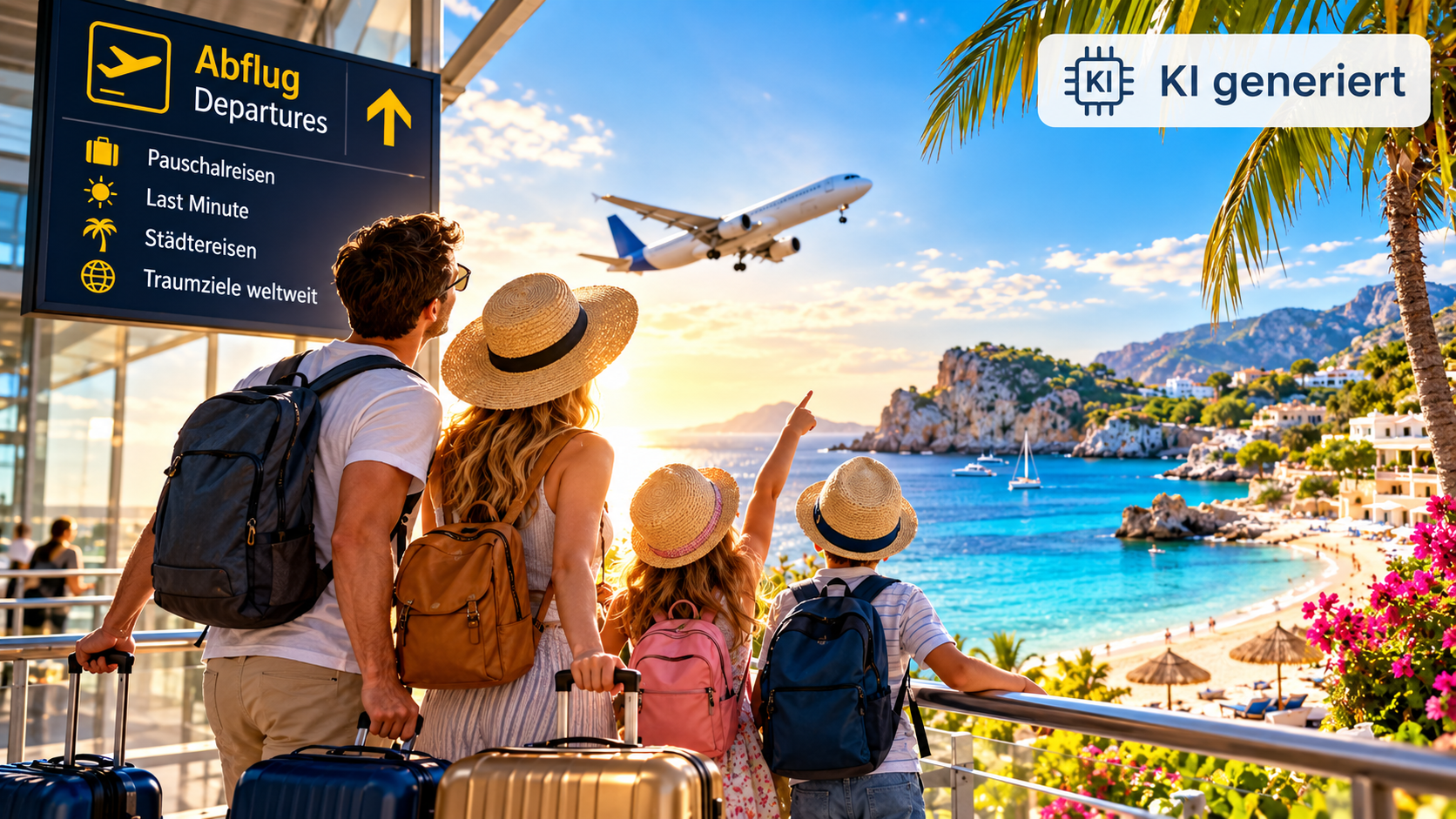 Pauschalreisen und Urlaubsangebote online vergleichen